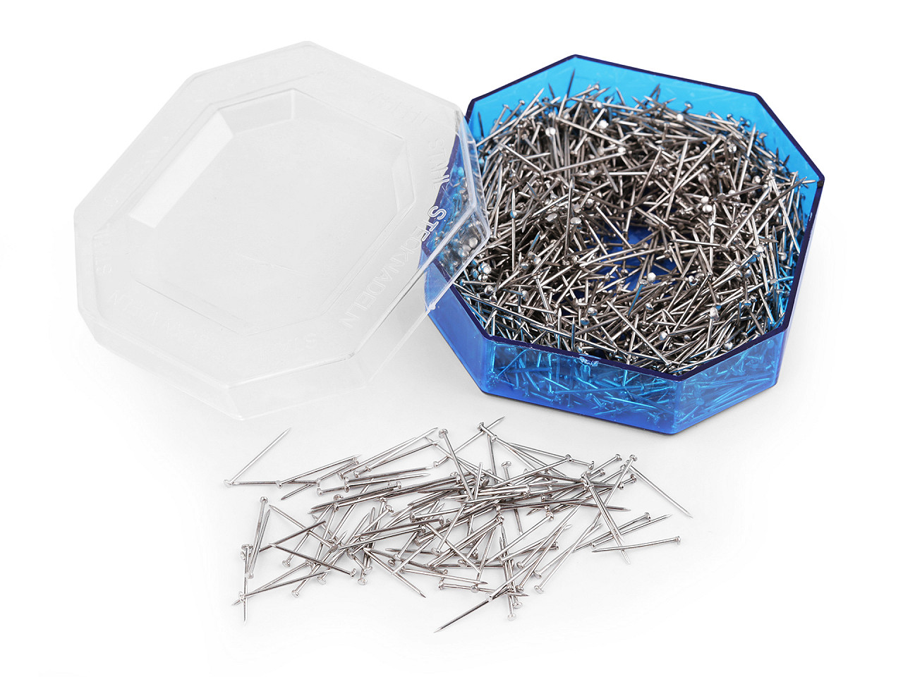 Stecknadeln ganzmetallisch länge 16 mm - Nickel (1 Dosis)