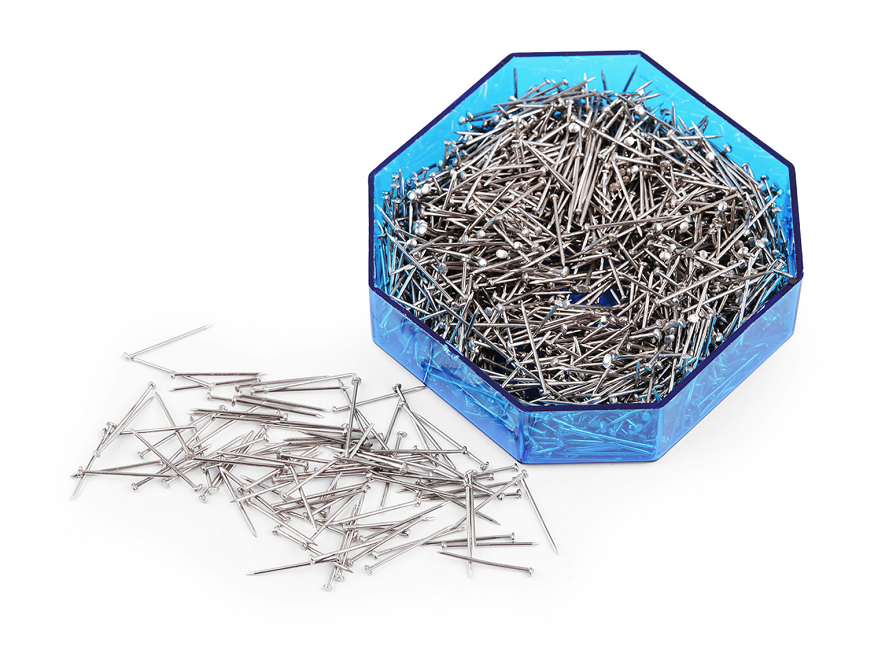 Stecknadeln ganzmetallisch länge 16 mm - Nickel (1 Dosis)