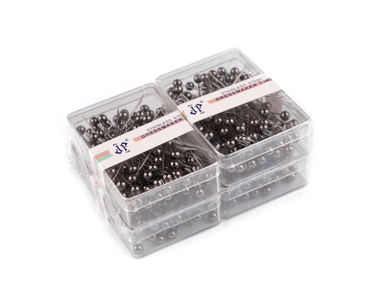 Stecknadeln aus rostfreiem stahl dekorativ, länge 38 mm - Kupfern (20 Dosen)