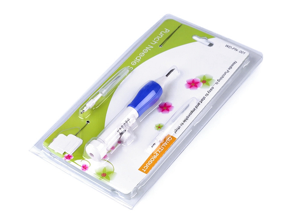 Punch nadel / stickerei stift - stickset - Lila (1 Set)