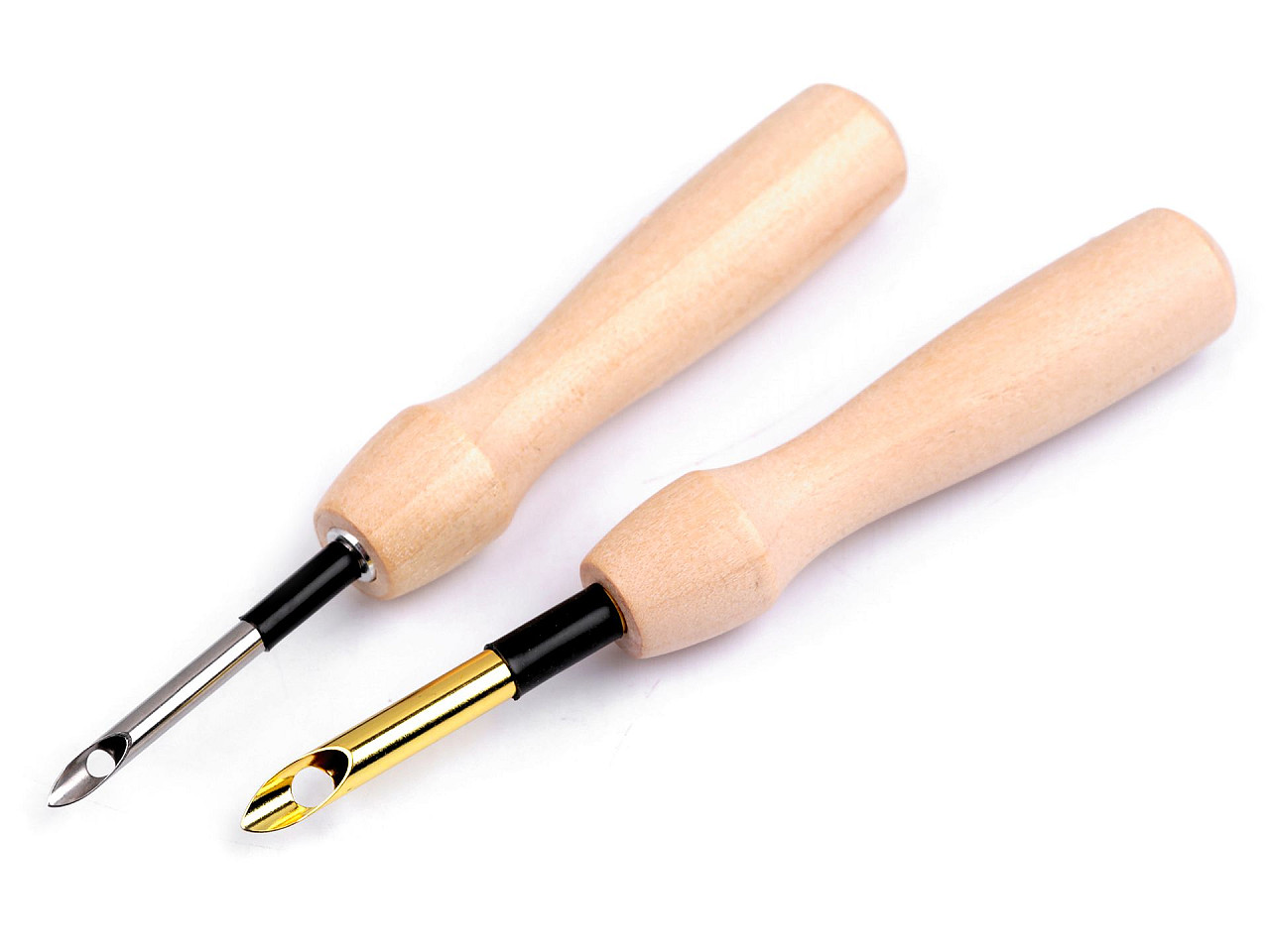 Punchnadel mit holzgriff ø 3,5 mm, ø 5 mm - Natürlich hell (1 Stück)