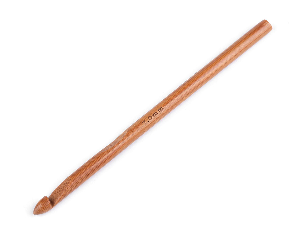 Bambus-häkelnadel, gr. 6; 7; 8; 10 - Bambus dunkel (5 Stücke)