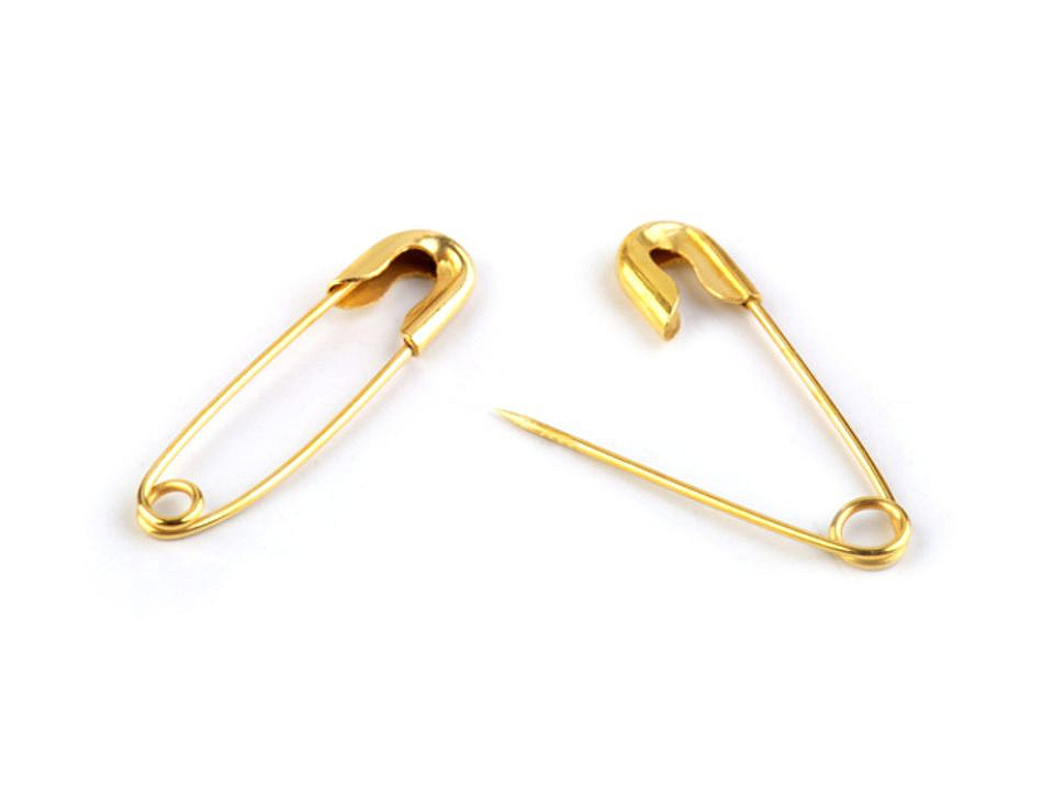 Sicherheitsnadeln länge 20 mm geschüttet - Silber (2000 Stücke)