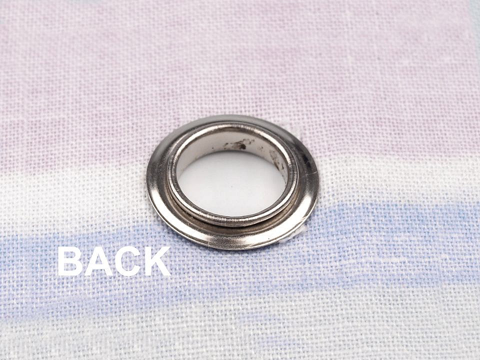 Aufsatz zum nieten von ösen, innen-ø 6 mm - Nickel (1 Stück)