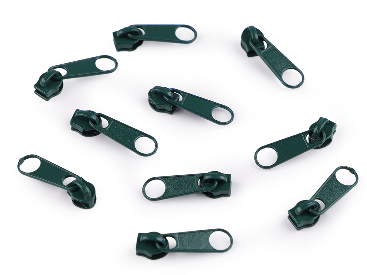 Schieber für spiralreißverschlüsse nr. 3 für pol-meterware - Altmessing (10 Stücke)