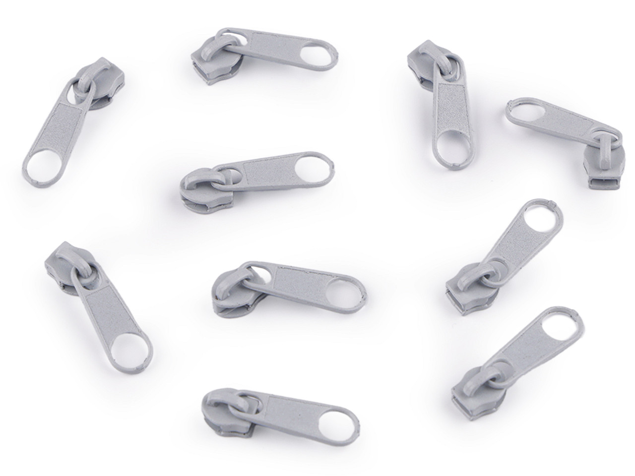 Schieber für spiralreißverschlüsse nr. 3 für pol-meterware - Altmessing (10 Stücke)