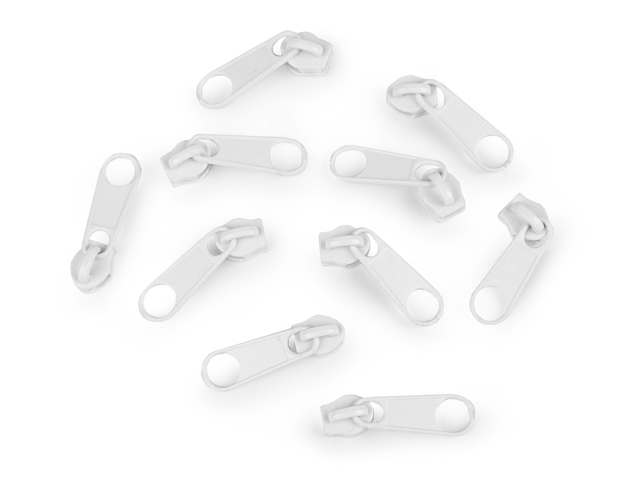 Schieber für spiralreißverschlüsse nr. 3 für pol-meterware - Altmessing (10 Stücke)