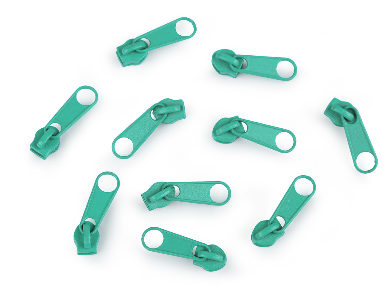 Schieber für spiralreißverschlüsse nr. 3 für pol-meterware - Altmessing (10 Stücke)