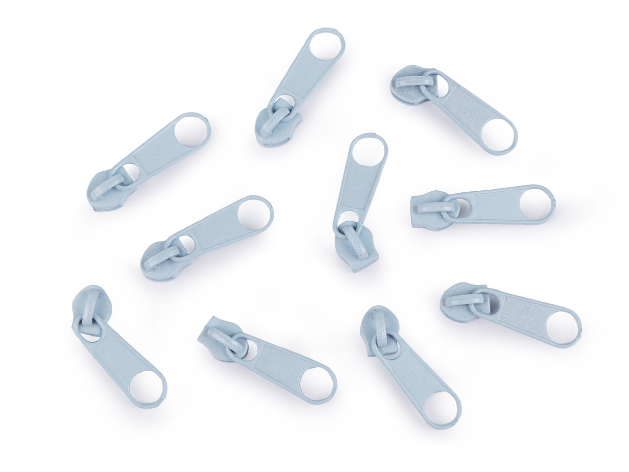 Schieber für spiralreißverschlüsse nr. 3 für pol-meterware - Altmessing (10 Stücke)