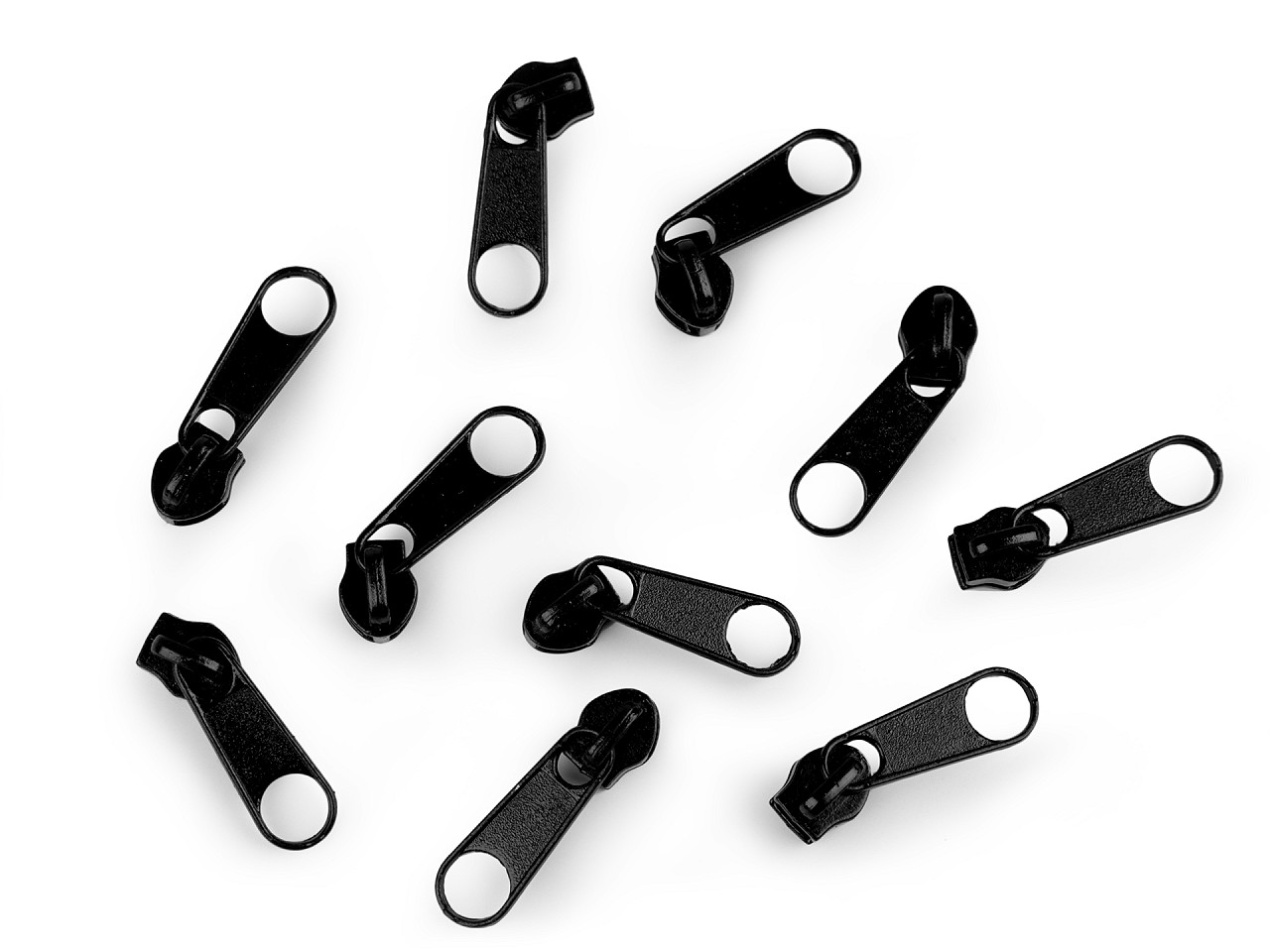 Schieber für spiralreißverschlüsse nr. 3 für pol-meterware - Altmessing (10 Stücke)