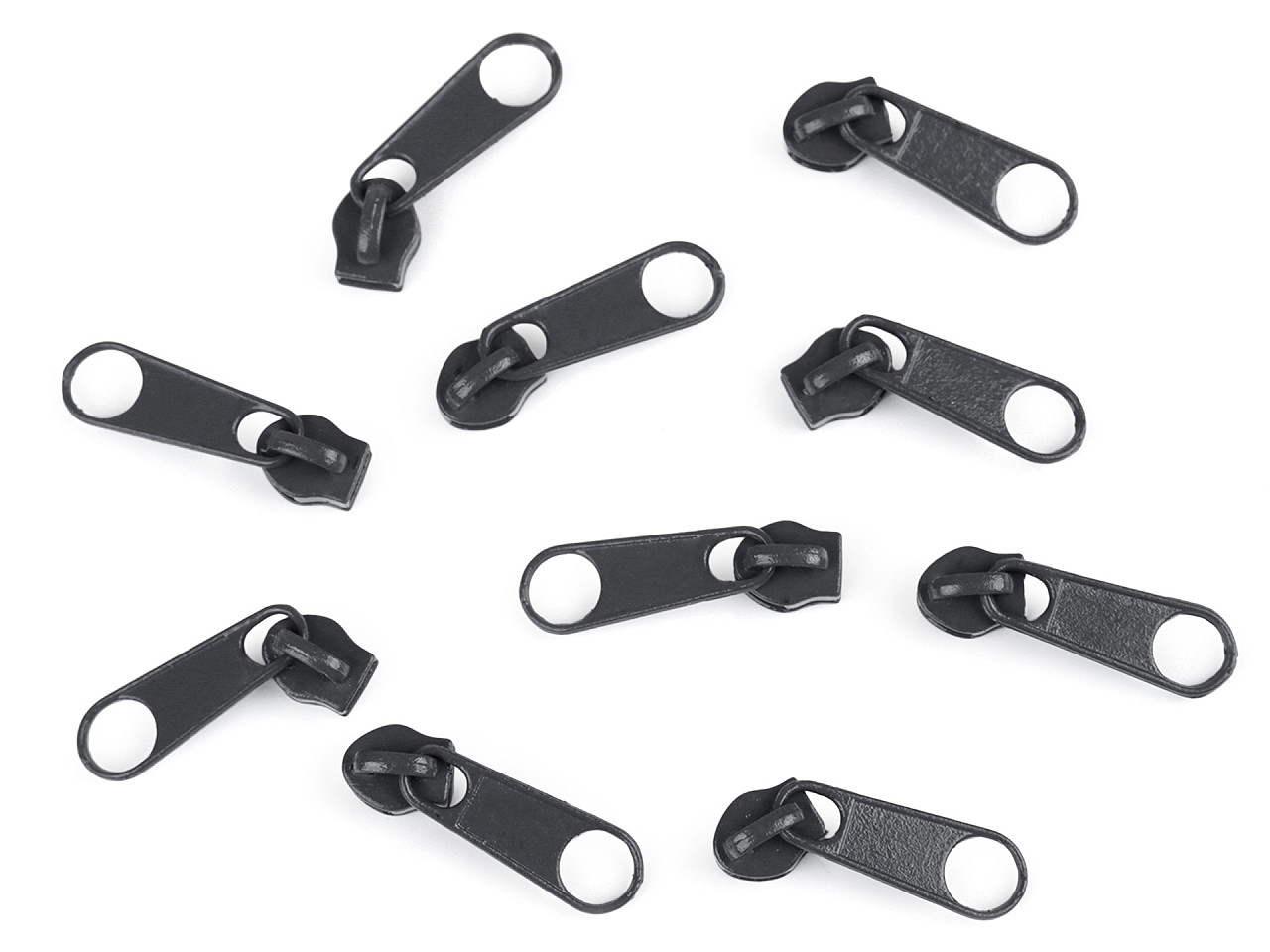 Schieber für spiralreißverschlüsse nr. 3 für pol-meterware - Altmessing (10 Stücke)