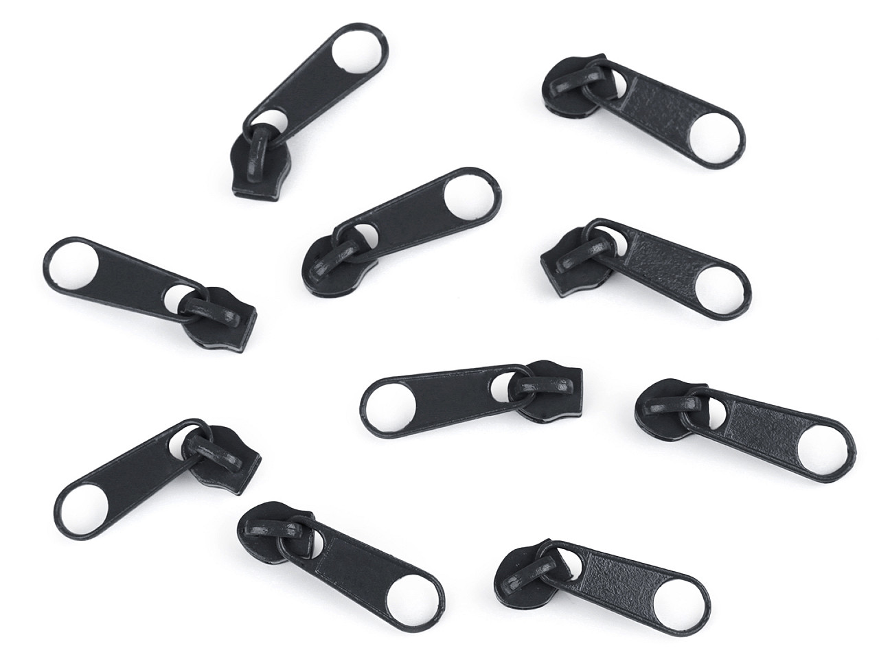 Schieber für spiralreißverschlüsse nr. 3 für pol-meterware - Altmessing (10 Stücke)