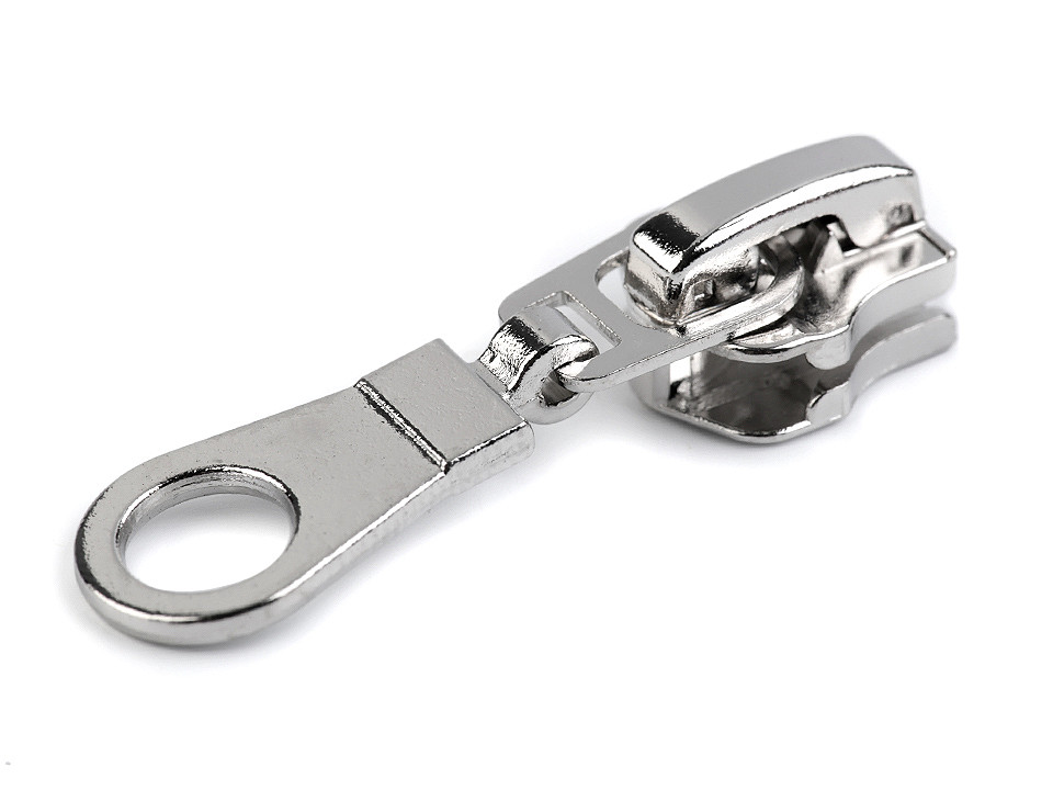 Schieber für altmessingreißverschlüsse aus metall nr. 5 - Altmessing (10 Stücke)