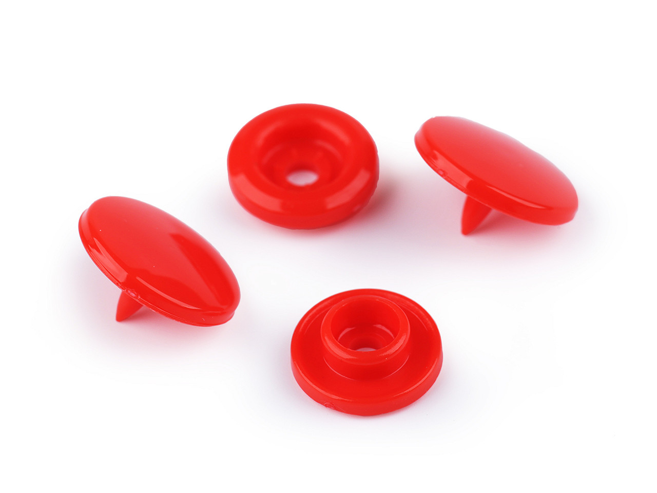 Kunststoff-druckknöpfe/snaps gr. 18" - Gelb (50 Sets)