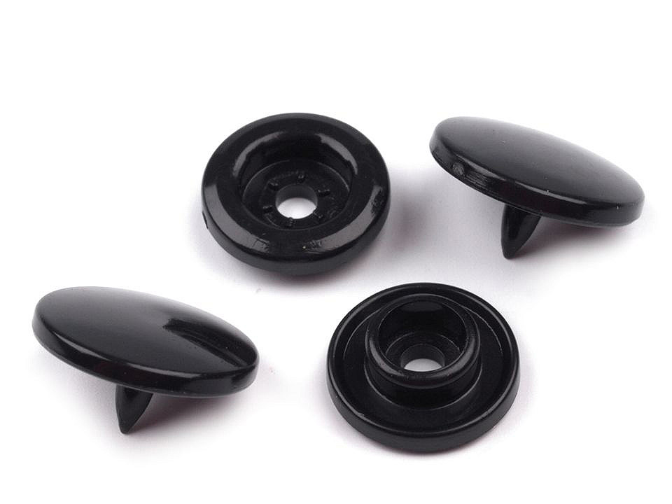 Kunststoff-druckknöpfe/snaps gr. 18" - Gelb (50 Sets)