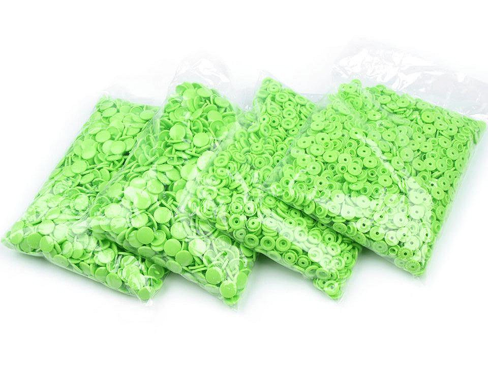 Kunststoff-druckknöpfe/snaps gr. 18" - Gelb (50 Sets)