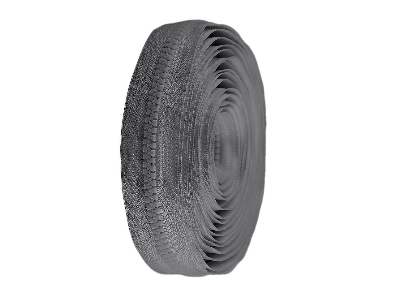 Knochenreißverschluss nr. 8, meterware - Weiß (1 Meter)