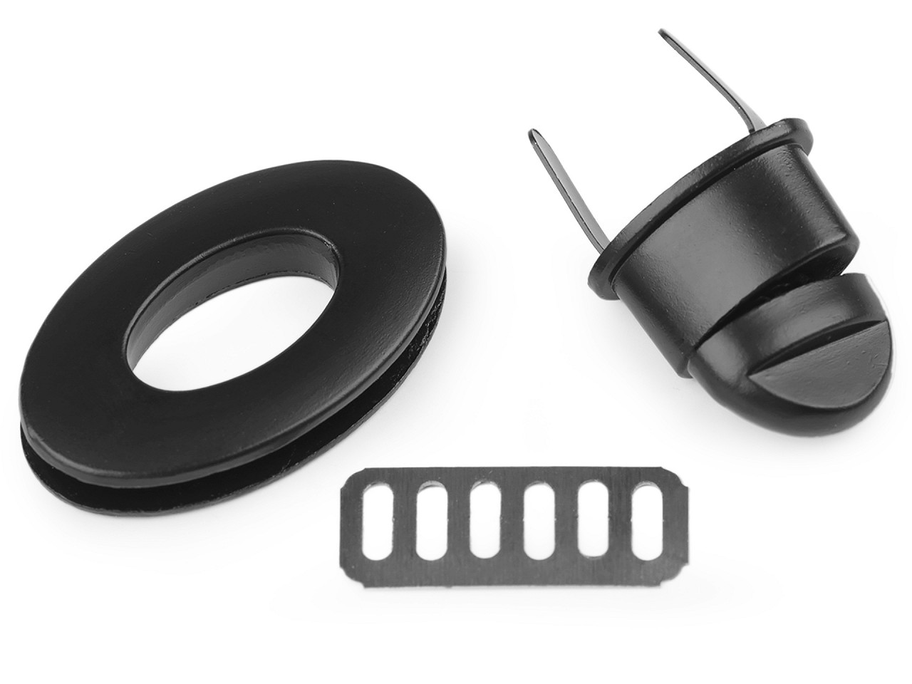 Taschenverschluss 23x37 mm drehbar - Gold klassisch (5 Sets)