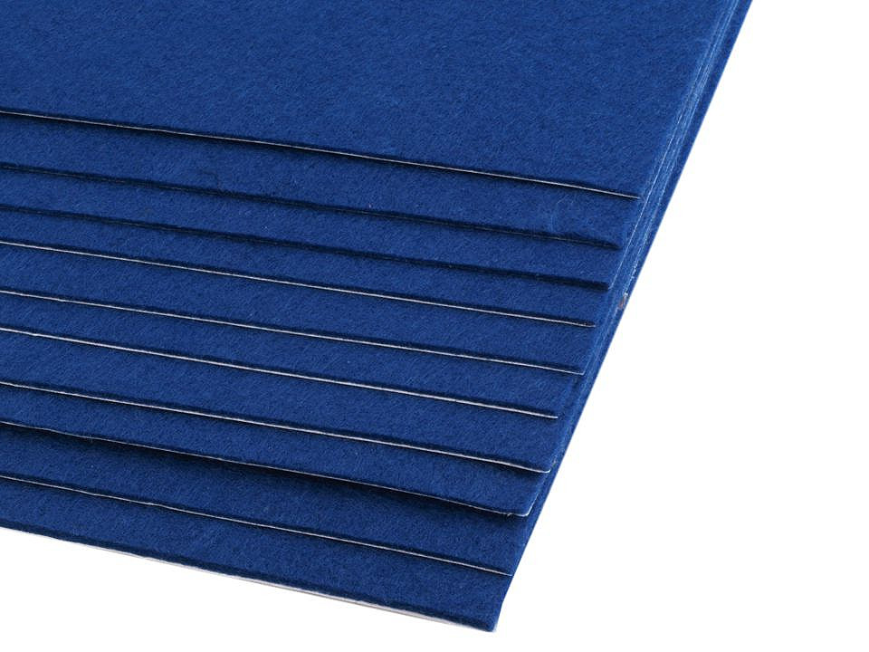 Bastelfilz dekorativ 20x30 cm selbstklebend - Mix (10 Stücke)