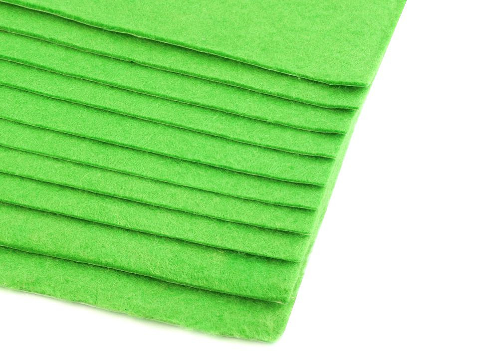 Bastelfilz dekorativ 20x30 cm selbstklebend - Mix (10 Stücke)