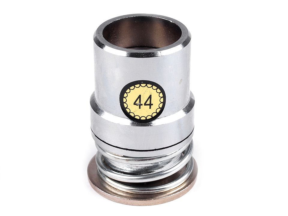 Aufsatz zum beziehen von knöpfen der größen 16", 18", 20", 24", 26", 28", 32", 36", 40", 44" - Nickel (1 Set)