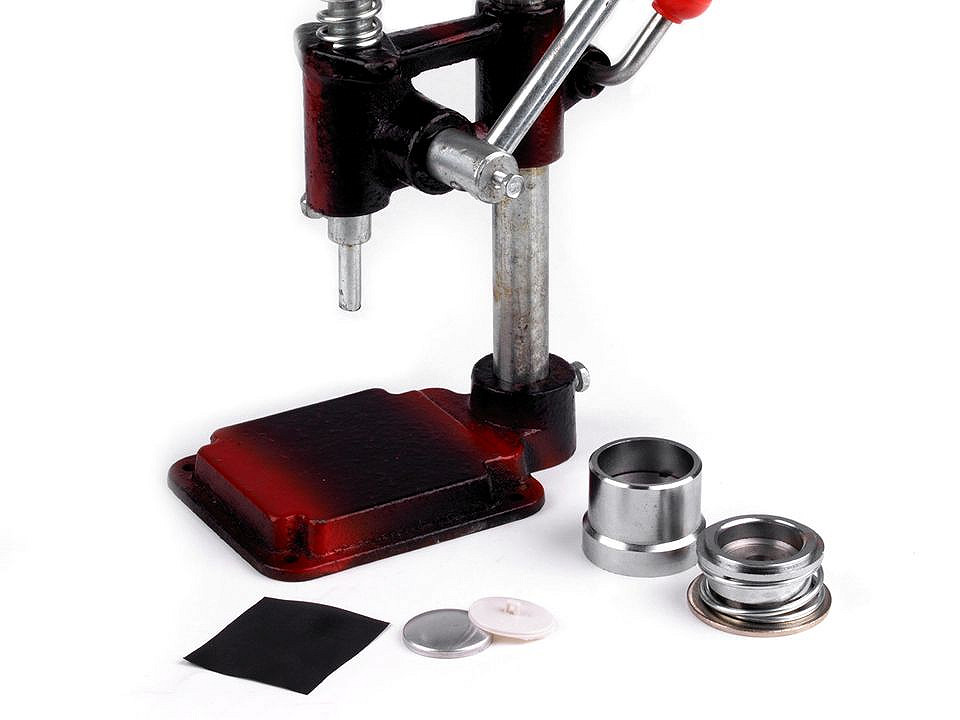 Aufsatz zum beziehen von knöpfen der größen 16", 18", 20", 24", 26", 28", 32", 36", 40", 44" - Nickel (1 Set)