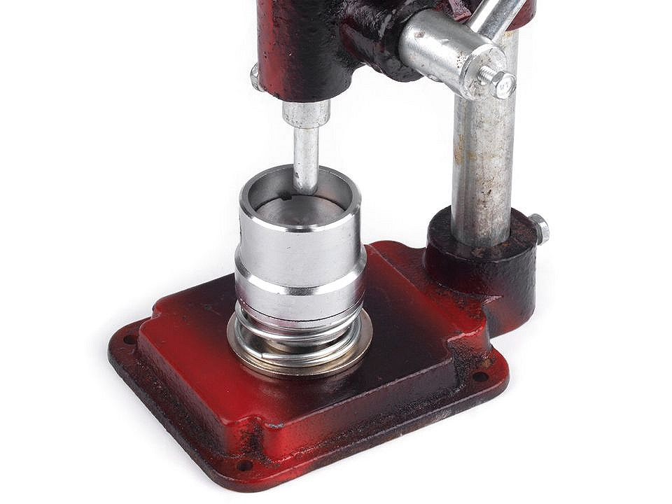 Aufsatz zum beziehen von knöpfen der größen 16", 18", 20", 24", 26", 28", 32", 36", 40", 44" - Nickel (1 Set)