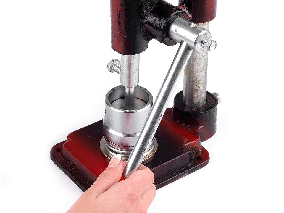 Aufsatz zum beziehen von knöpfen der größen 16", 18", 20", 24", 26", 28", 32", 36", 40", 44" - Nickel (1 Set)