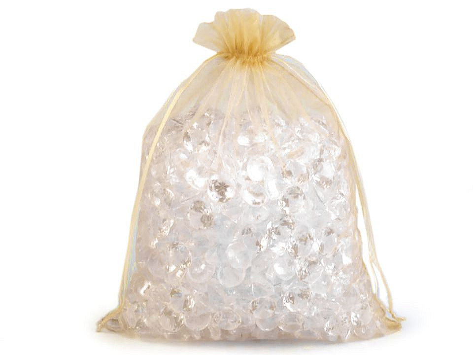 Organzasäckchen  22x29 cm - Silber (50 Stücke)