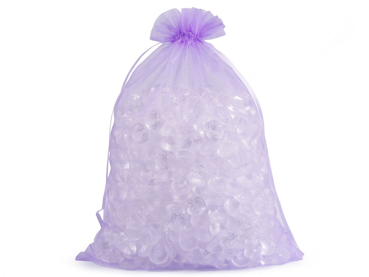 Organzasäckchen  22x29 cm - Silber (50 Stücke)