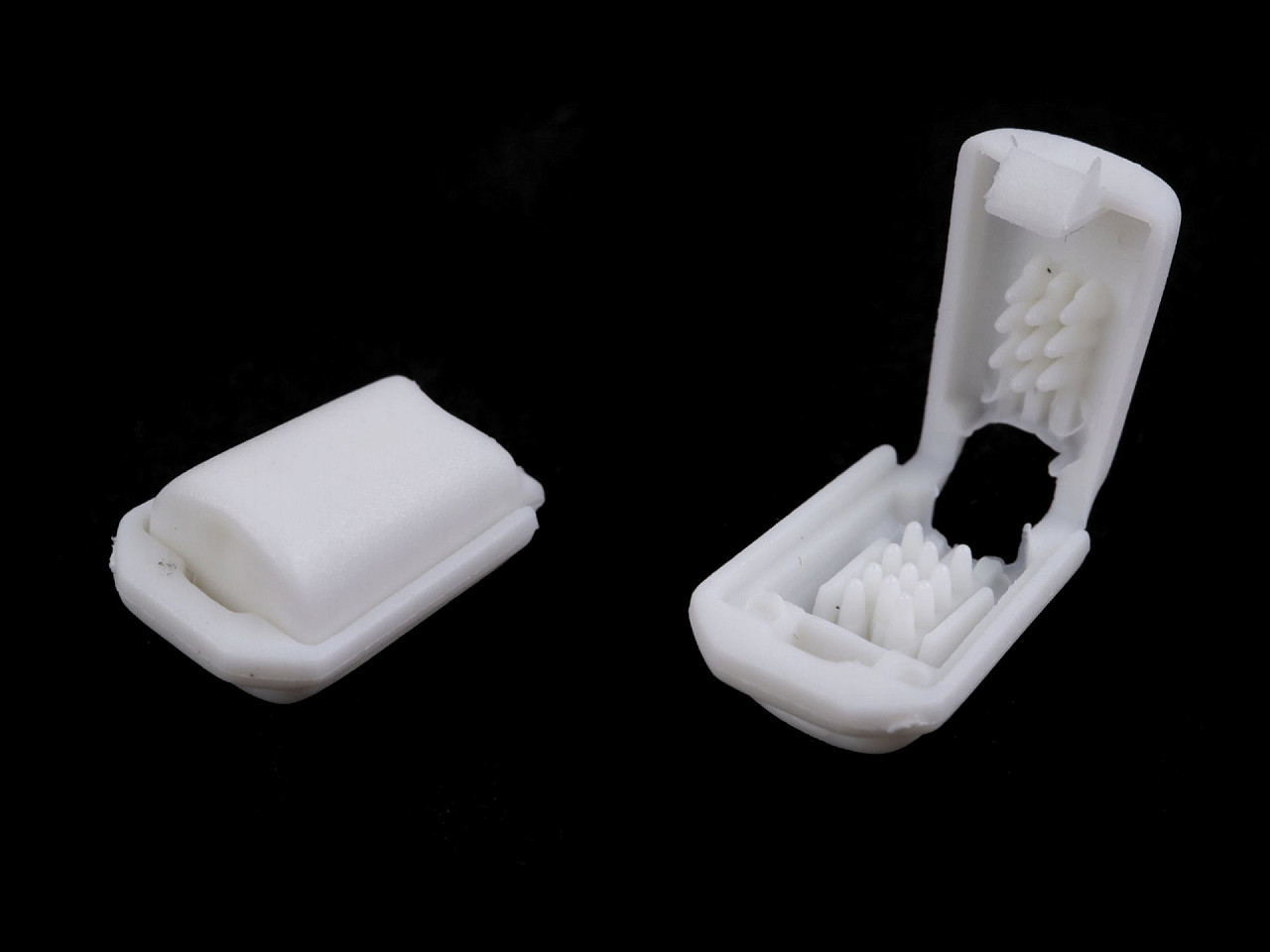 Endkappe kunststoff 11x16 mm zum eindrücken - Schwarz (500 Stücke)