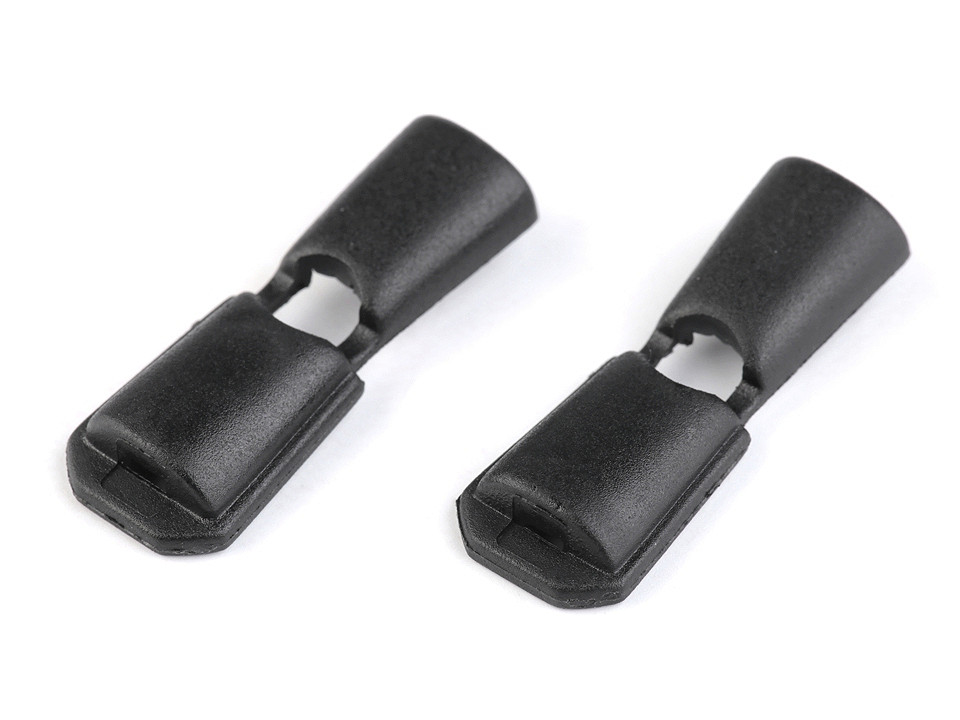 Endkappe kunststoff 11x16 mm zum eindrücken - Schwarz (500 Stücke)