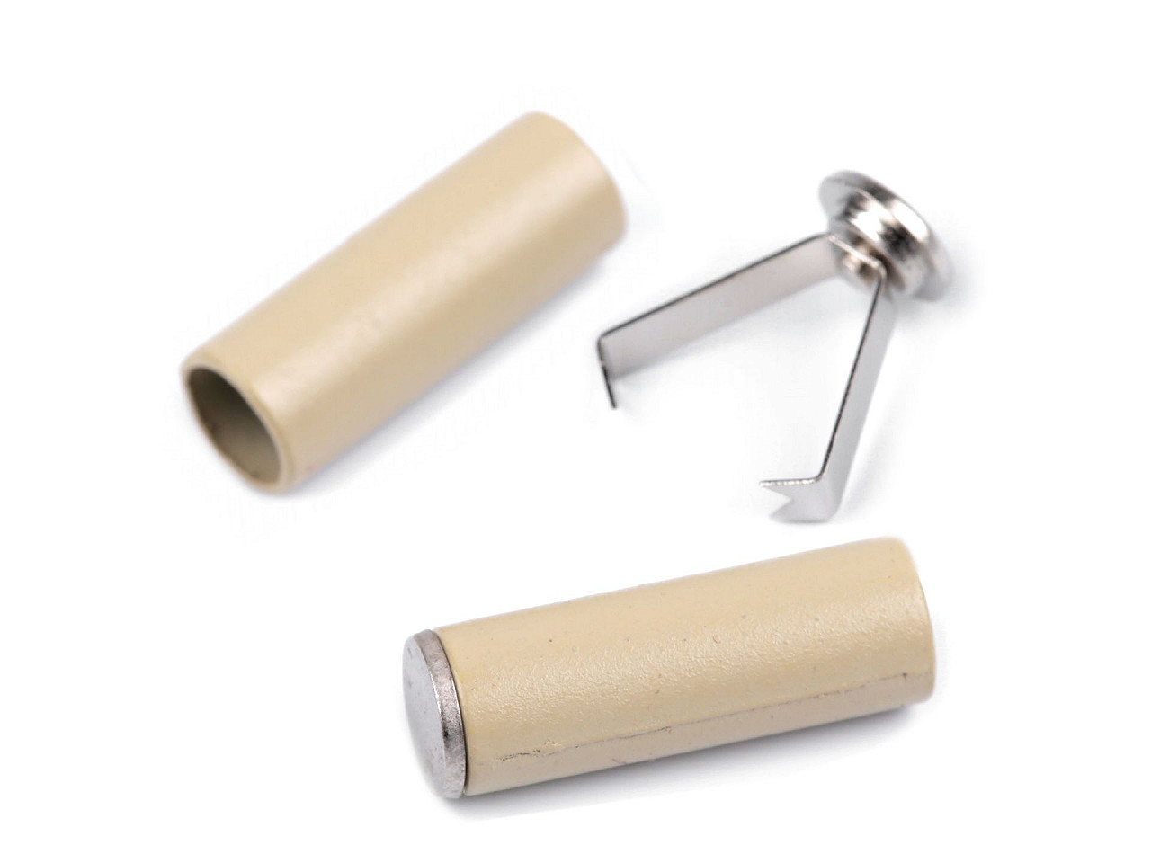 Kordel endstück zweiteilig ø5 mm - Dunkelblau (200 Stücke)