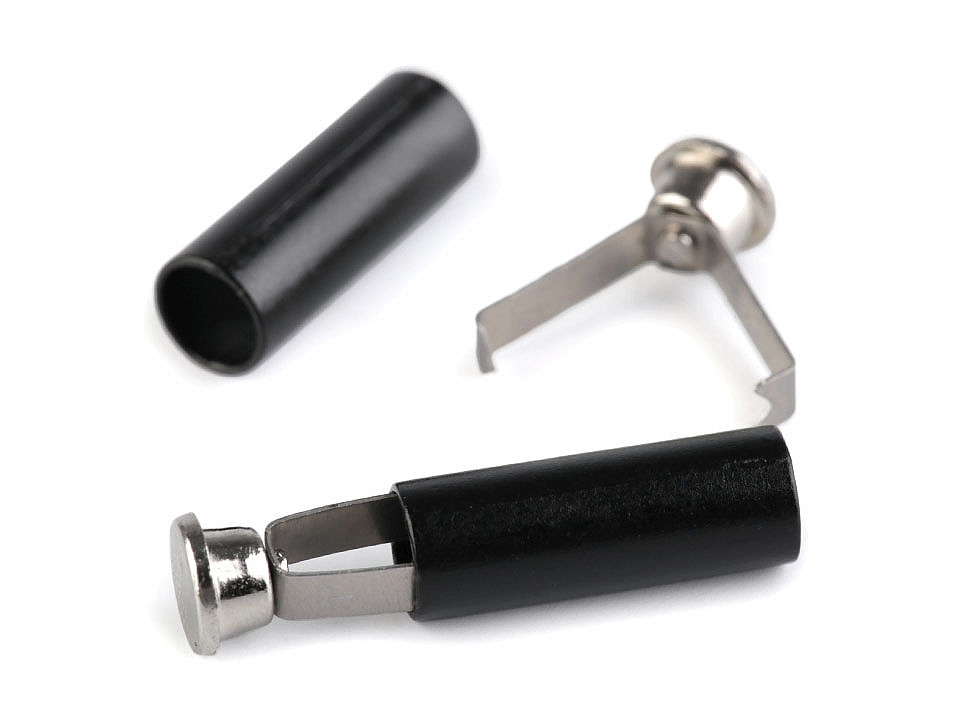 Kordel endstück zweiteilig ø5 mm - Dunkelblau (200 Stücke)