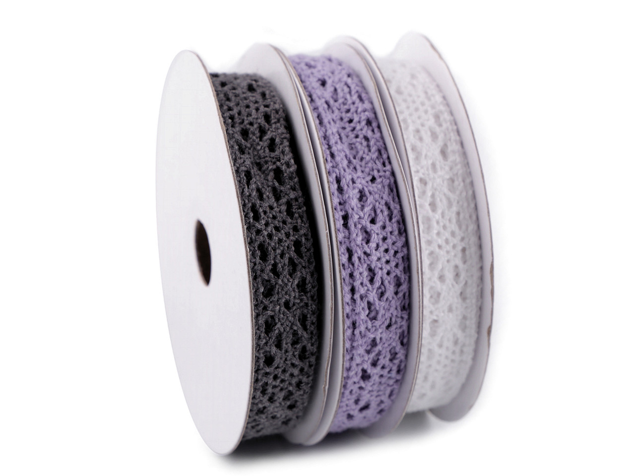 Baumwollspitze mix breite 13 mm - Mix nr. 4 (3 Stücke)