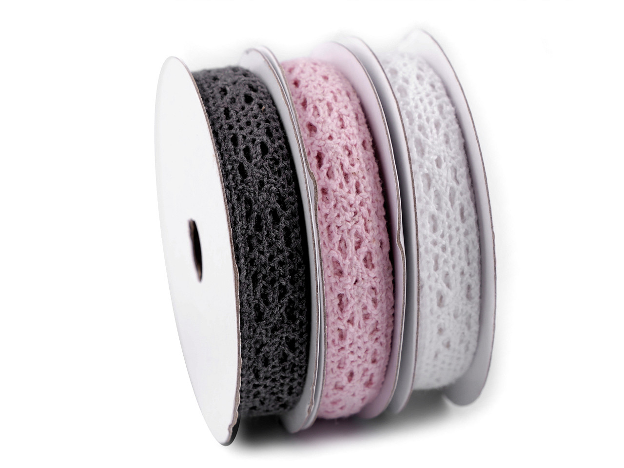 Baumwollspitze mix breite 13 mm - Mix nr. 4 (3 Stücke)