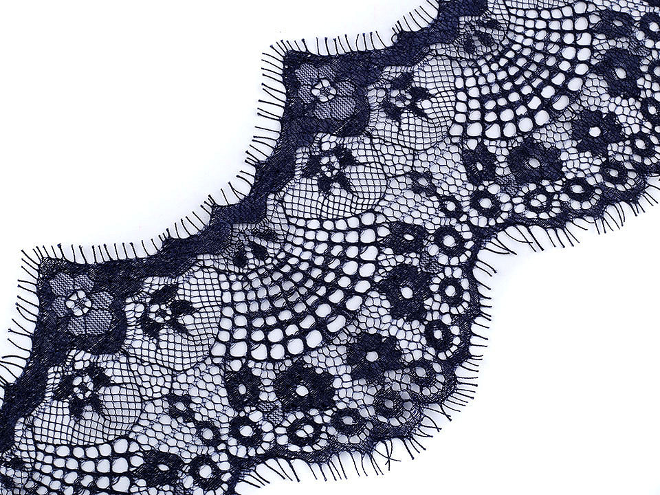 Französische spitze breite 12 cm - Grau (30 Meter)