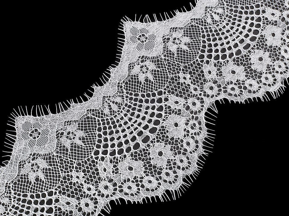 Französische spitze breite 12 cm - Grau (30 Meter)