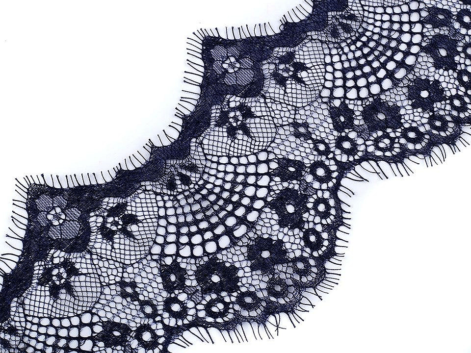 Französische spitze breite 12 cm - Grau (30 Meter)