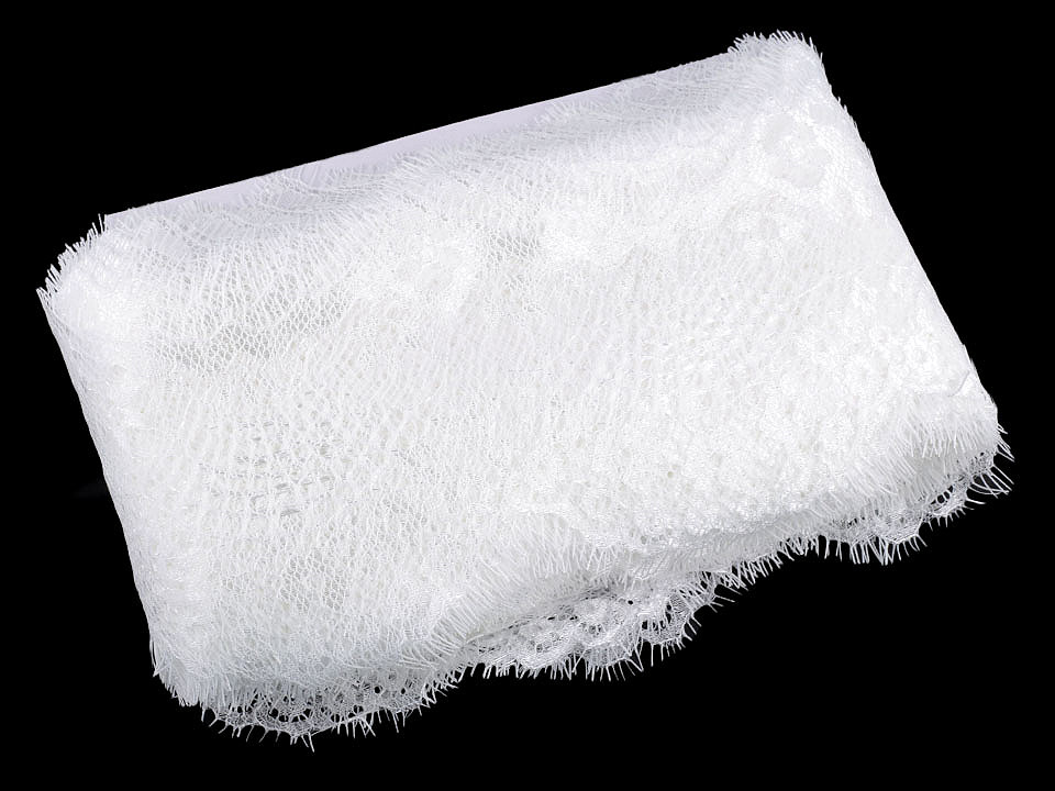 Französische spitze breite 12 cm - Grau (30 Meter)