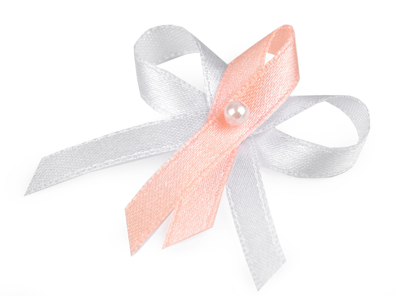 Hochzeitsschleifen/gebinde aus satin, breite 35 mm - Beige aloe (100 Stücke)