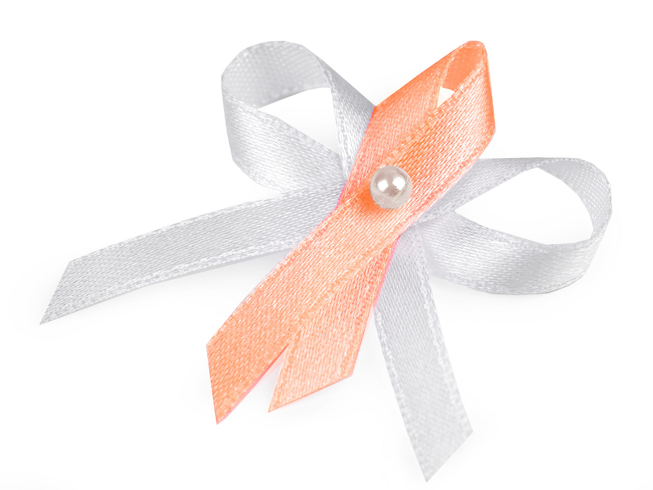 Hochzeitsschleifen/gebinde aus satin, breite 35 mm - Beige aloe (100 Stücke)