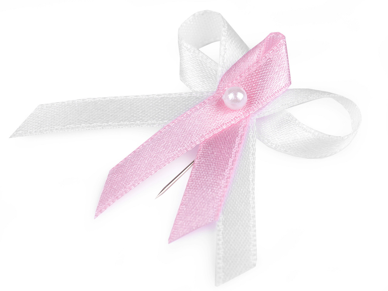 Hochzeitsschleifen/gebinde aus satin, breite 35 mm - Beige aloe (100 Stücke)