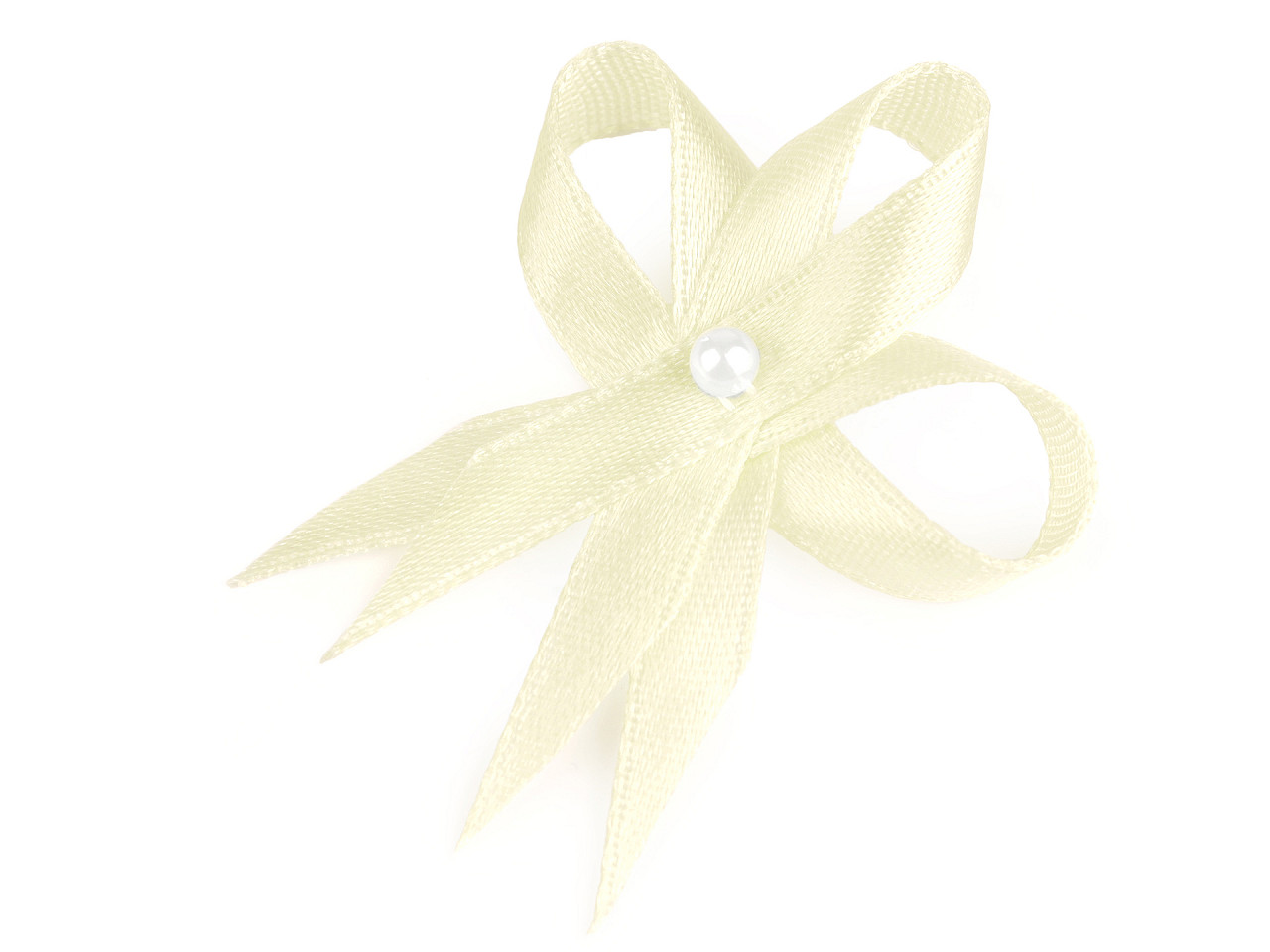 Hochzeitsschleifen/gebinde aus satin, breite 35 mm - Beige aloe (100 Stücke)