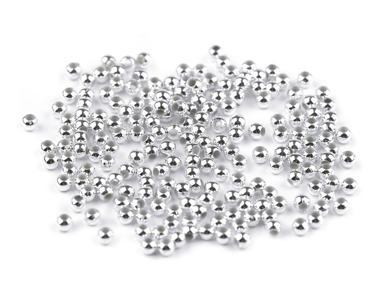 Wachsperlen aus konststoff glance / perlen ø3 mm - Mint (500 Gramm)