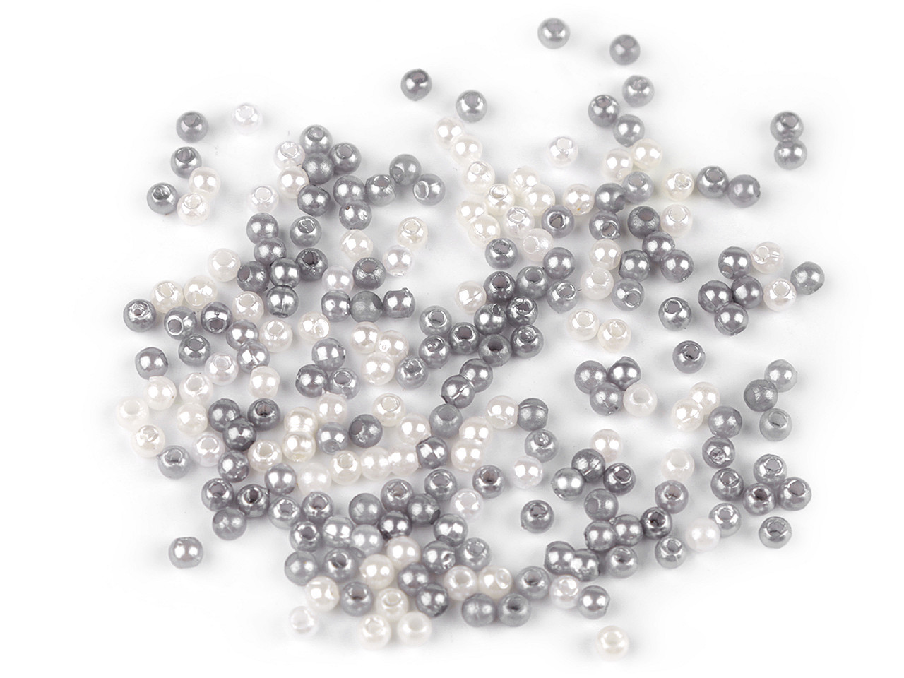 Wachsperlen aus konststoff glance / perlen ø3 mm - Mint (500 Gramm)