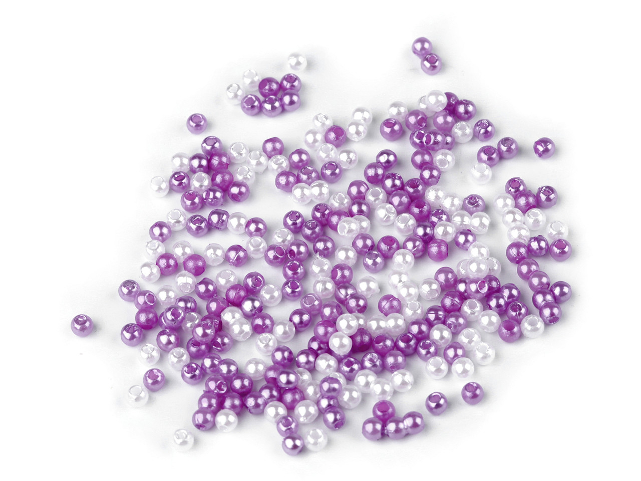 Wachsperlen aus konststoff glance / perlen ø3 mm - Mint (500 Gramm)