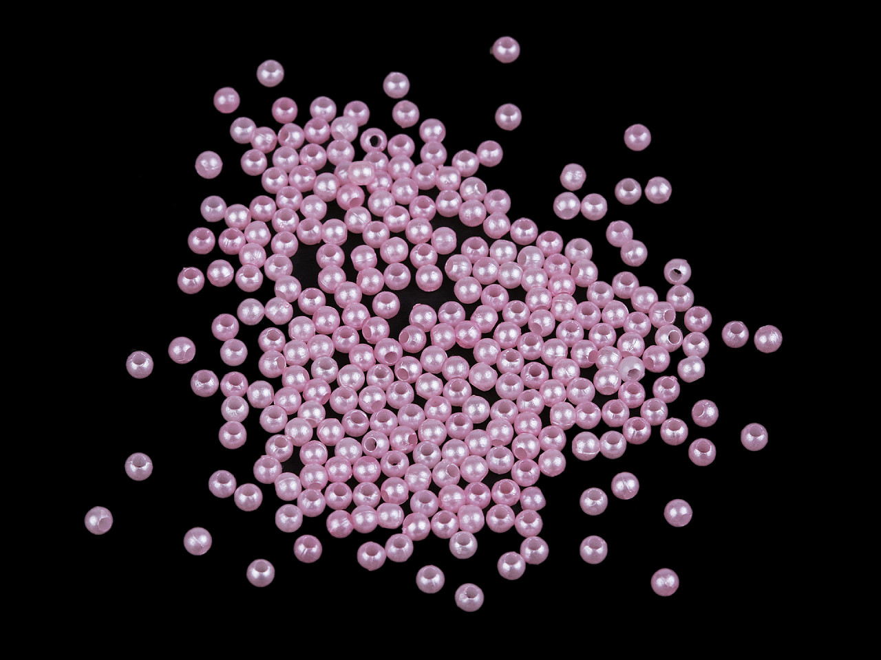 Wachsperlen aus konststoff glance / perlen ø3 mm - Mint (500 Gramm)