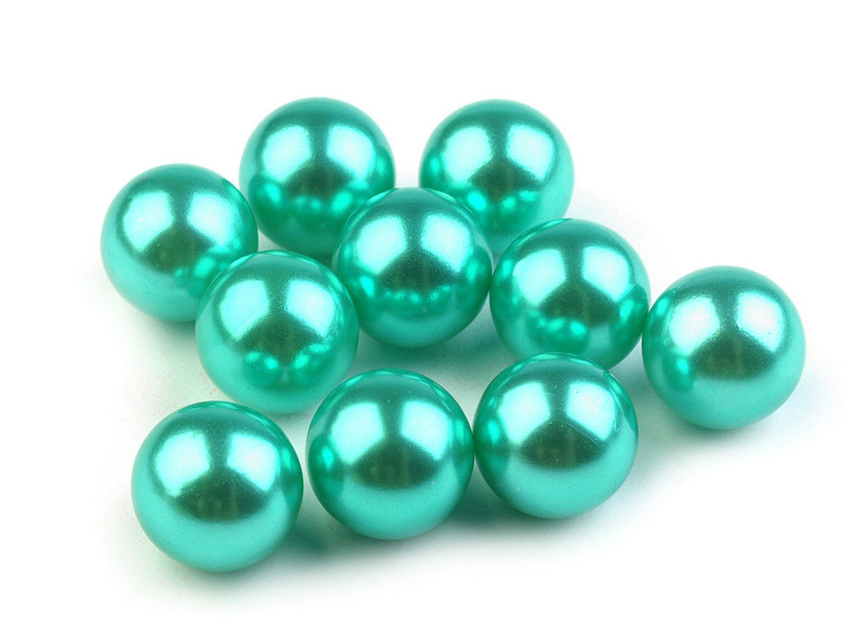 Dekokügelchen / dekoperlen ø10 mm - Hellgrün (30 Stücke)