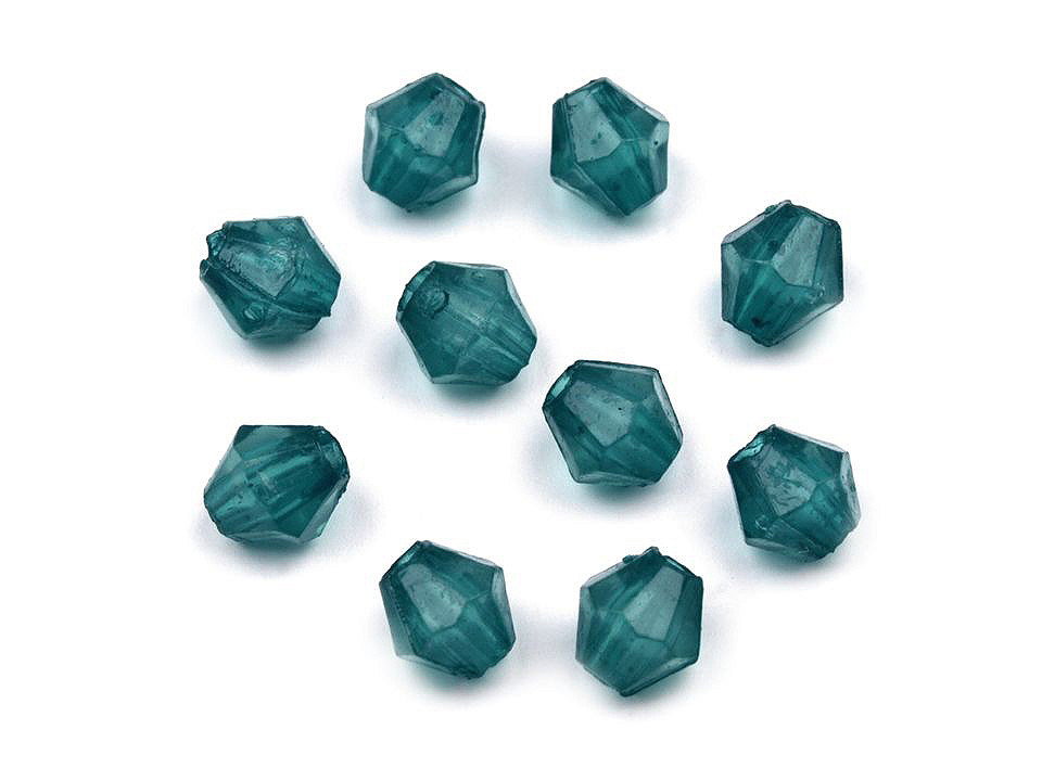 Acrylperlen dopppelkegel / bicone  4x4 mm - Pink (20 Gramm)